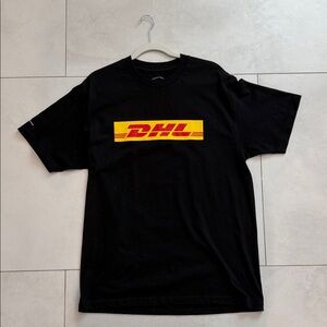 Anti Social Social Club Black Tee with Red and Yellow Graphic